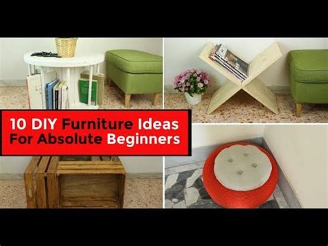 10 DIY Furniture Ideas For Absolute Beginners | Easy DIY Projects