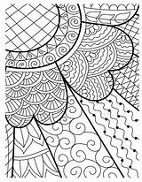 Intricate Design Coloring Pages Explore Creative Patterns sketch template