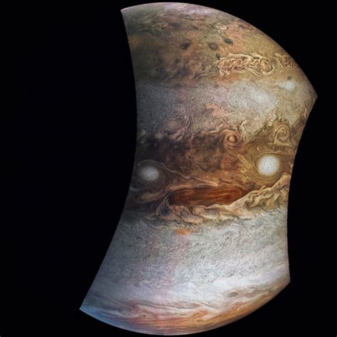 JunoCam Image of the ‘Face’ of Jupiter