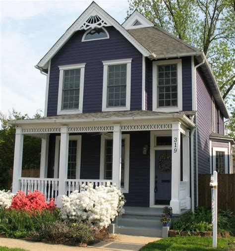 When I grow up, I want to live in a purple house. | Exterior paint colors for house, Paint ...