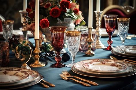 Premium AI Image | table setting