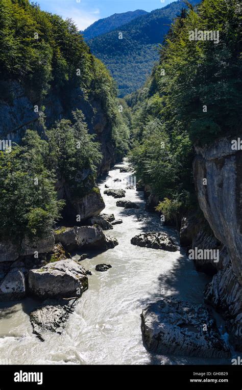 Golling an der Salzach: gorge Salzachöfen, river Salzach, Austria, Salzburg, Tennengau Stock ...