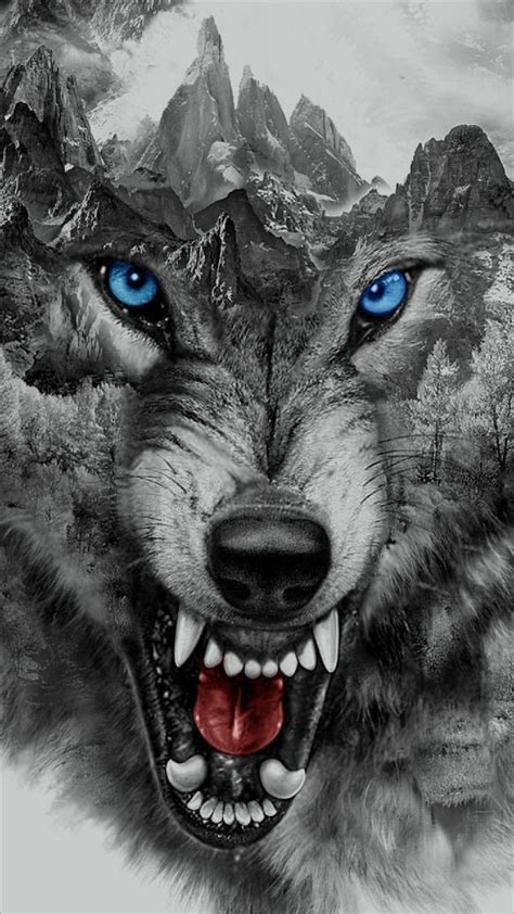 Angry Wolf Wallpapers - Wallpaper Cave