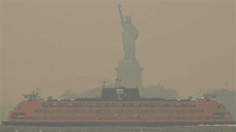 Smoke from wildfires in Canada impacts New York City's air quality ...