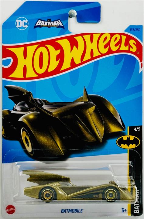 Hot Wheels 2023 - Collector # 137/250 - Batman 04/05 - Batmobile - Met ...