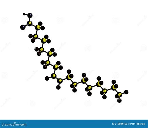 Oleic Acid, Monounsaturated Omega-9 Fatty Acid, Chemical Formula ...