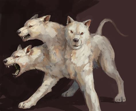 ArtStation - Three headed-dog