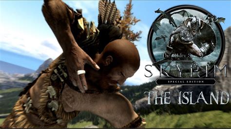 Skyrim Special Edition Survival Mode Part 2 | The Island Mod | Dark Tidings and Epic Wolf Battle ...