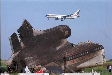 OTD in 1985, Delta Airlines Flight 191 crash-lands short of the runway in Dallas, Texas due to a ...