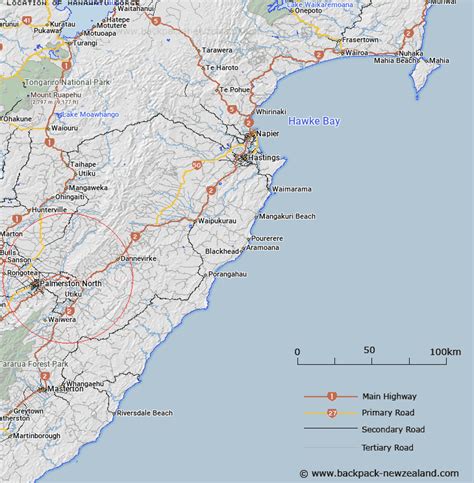 Where is Manawatu Gorge? Map - New Zealand Maps