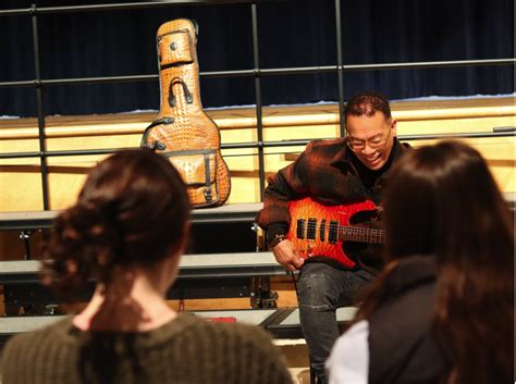 Legendary Guitarist Carlos Alomar Rocks SCH with Student Workshops | News Stories - SCH