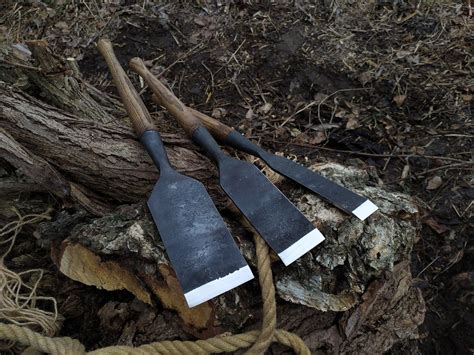 Carpenters Slick Chisel Set 3 Pc Long 3 Timber - Etsy