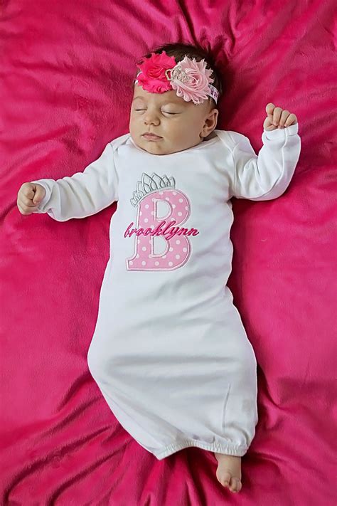 Baby Girl Clothes Newborn Girl Coming Home Outfit Personalized | Etsy