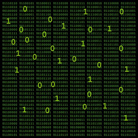 Binary numbers pattern | Creazilla