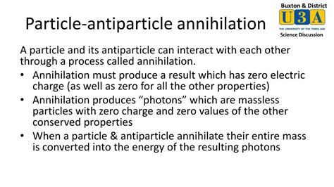 PPT - Buxton & District U3A Science Discussion Group Subatomic Particles & Antimatter PowerPoint ...