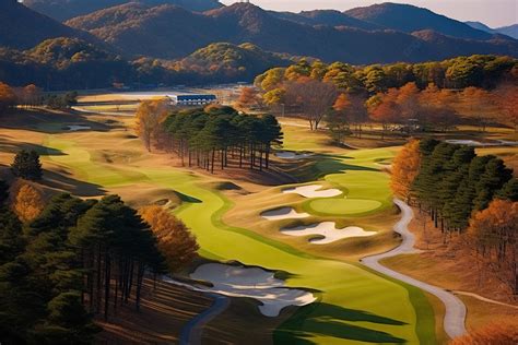 Kemuri Park Golf Course Background, Autumn, Gyeonggi Do, High Resolution Background Image And ...