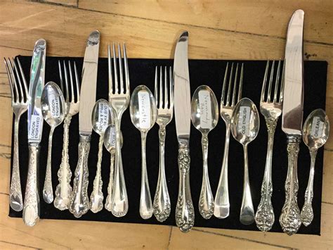 Vintage & Antique Sterling Silver & Silver Plate Flatware Patterns ...