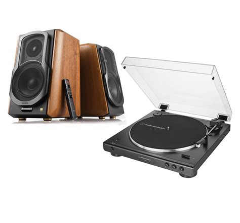 Audio-Technica Bluetooth AT-LP60XBT Turntable + Edifier S1000MKII ...