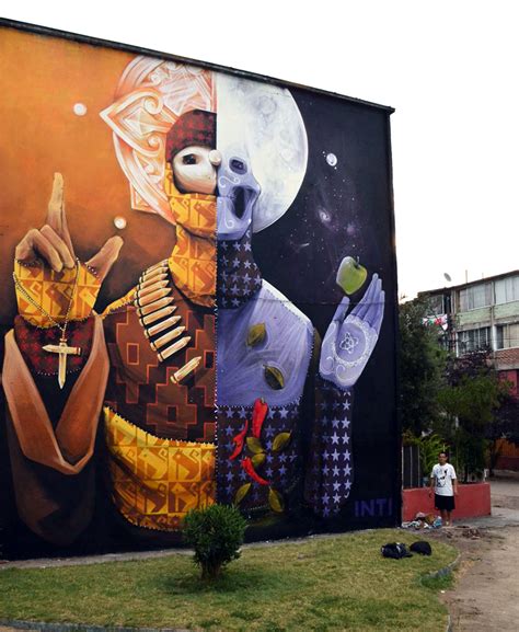 INTI New Mural In Santiago, Chile | StreetArtNews | StreetArtNews