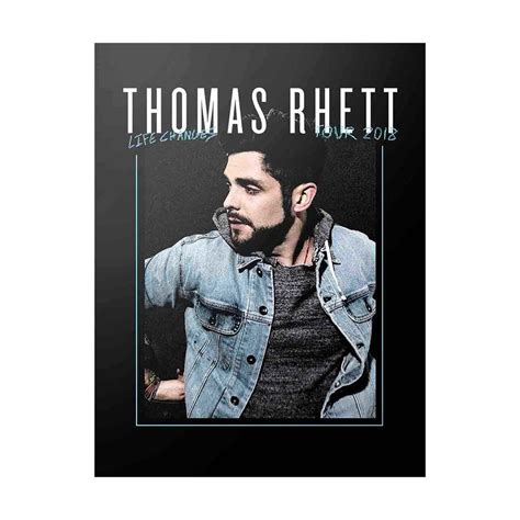 Thomas Rhett TR Life Changes Tour 2018 Poster