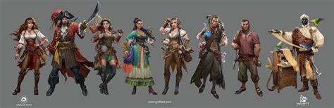 ArtStation - Ultimate pirates npc art