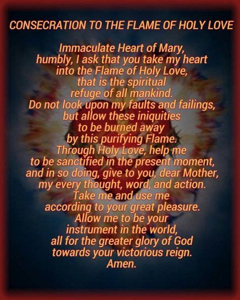 11 Flame of Love ideas | flames, prayers, blessed mother