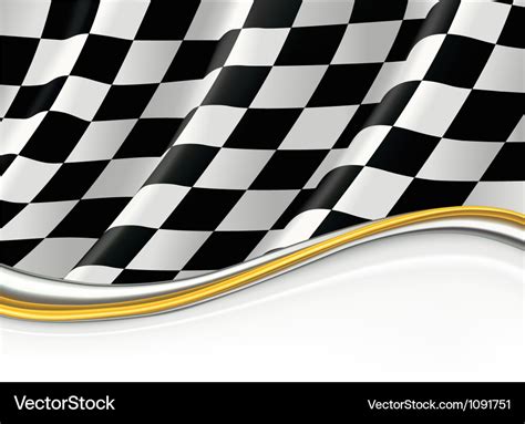 Checkered flag background Royalty Free Vector Image