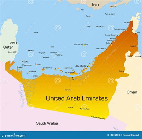 Verenigde Arabische Emiraten Vector Illustratie - Afbeelding: 11329500