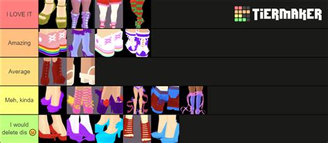 Royale High Shoes Tier List (Community Rankings) - TierMaker