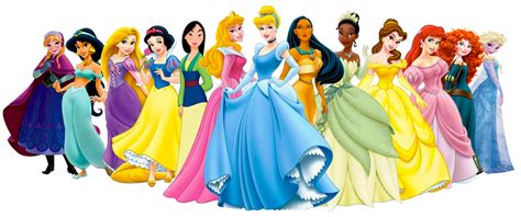 disney princesses | Disney princess list, Disney princes, Disney princess lineup