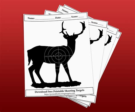 Printable Deer Target