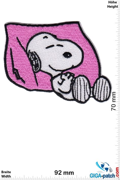 Snoopy - Snoopy - Sleep - The Peanuts - Patches -Back-patch" - Patch ...