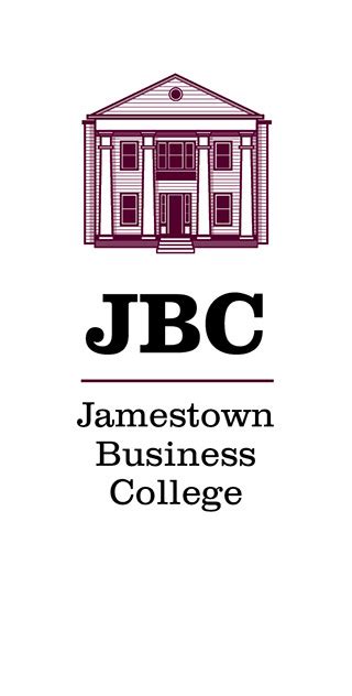 Jamestown Business College mansion logo on Behance