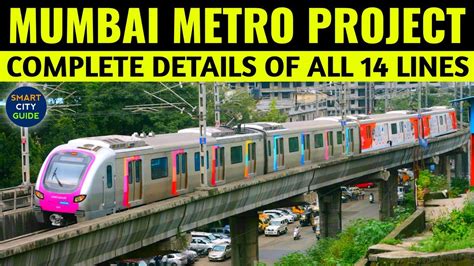 MUMBAI METRO PROJECT | Complete Information of All 14 Metro Lines | मुंबई मेट्रो रेल परियोजना ...