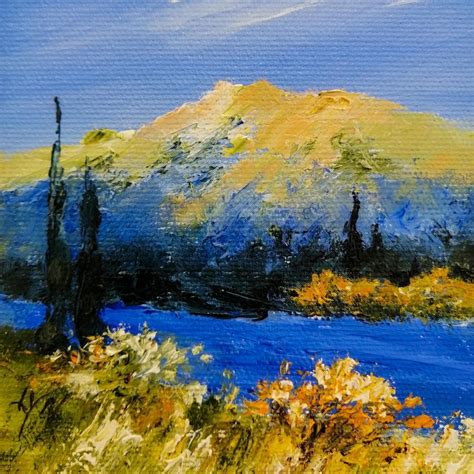 Peinture paysage provençal par Lyn | Carré d'artistes