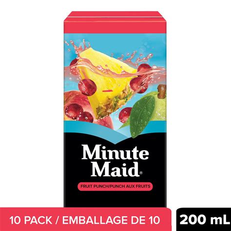 Minute Maid Fruit Punch 200mL carton, 10 pack | Walmart Canada