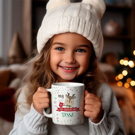 Kids Hot Chocolate Mug Personalized Kids Hot Cocoa Mug - Etsy