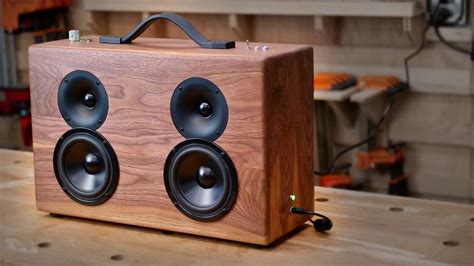 How To Build A DIY Battery Powered Bluetooth Speaker — Crafted Workshop | Diy bluetooth speaker ...