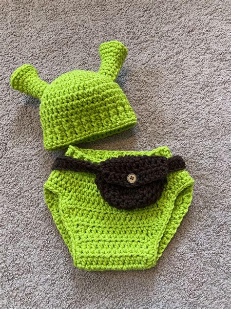 Shrek Costume/green Ogre Costume/shrek Outfit/smash Cake - Etsy