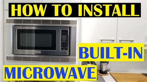 How To Install A Ge Built In Microwave at Mark Bradley blog