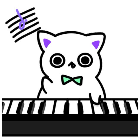 Cute Cat Sticker - Cute Cat White - Discover & Share GIFs