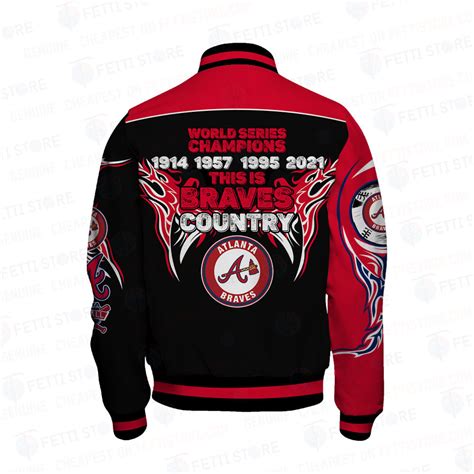 Atlanta Braves Baseball Varsity Jacket – Timedea