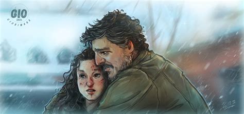 Joel and Ellie by giobiwanx on DeviantArt