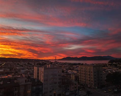 Tonight's epic sunset in San Francisco : r/sanfrancisco