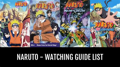 Naruto - Watching Guide - by Halex | Anime-Planet