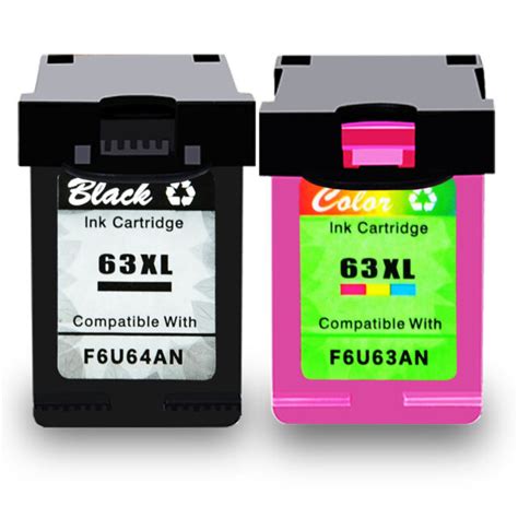 black color 63XL 63 XL Ink Cartridge for HP OfficeJet 3830 5255 ENVY 4520 print | eBay