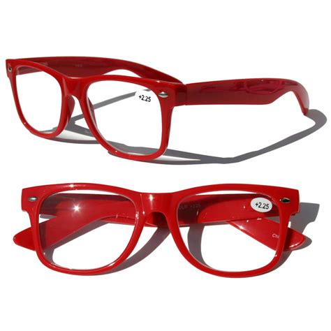 2 Pairs Colorful Reading Glasses - Comfortable Stylish Simple Readers Rx Magnification - Walmart ...