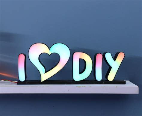 DIY 3D Printed LED Sign Board : 17 Steps (with Pictures) - Instructables