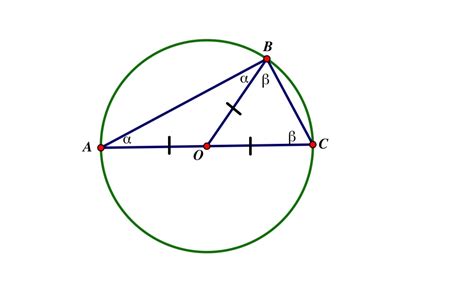 Thales' Theorem | Brilliant Math & Science Wiki