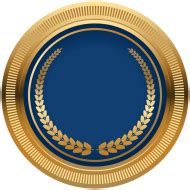 Free download | HD PNG Download seal badge gold blue transparent clipart png photo | TOPpng